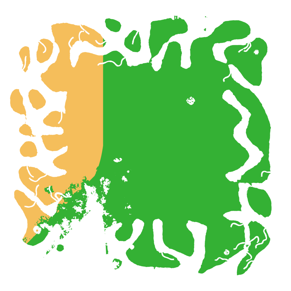 Biome Rust Map: Procedural Map, Size: 5500, Seed: 1710861334