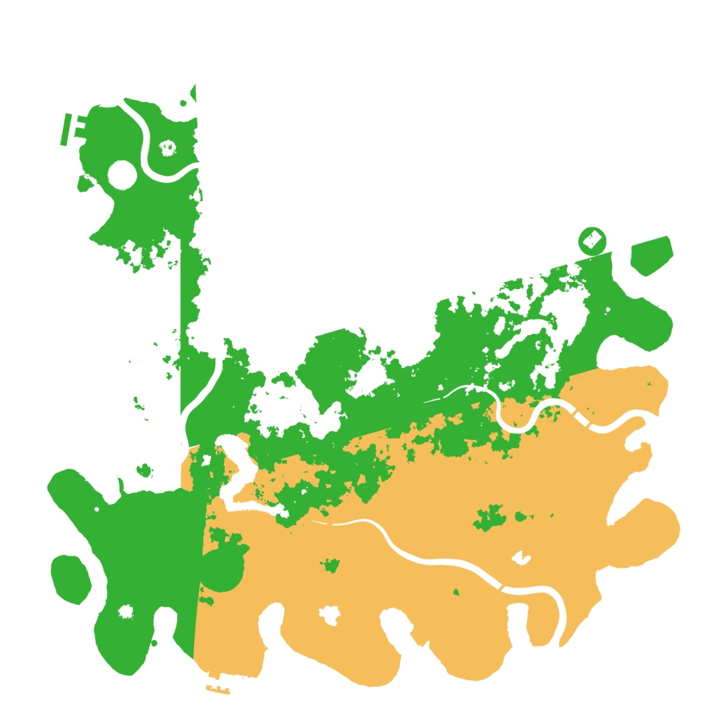 Biome Rust Map: Procedural Map, Size: 4500, Seed: 882143533