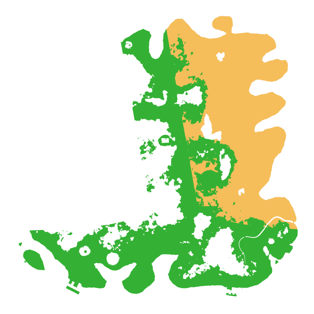 Biome Rust Map: Procedural Map, Size: 4500, Seed: 1057045597