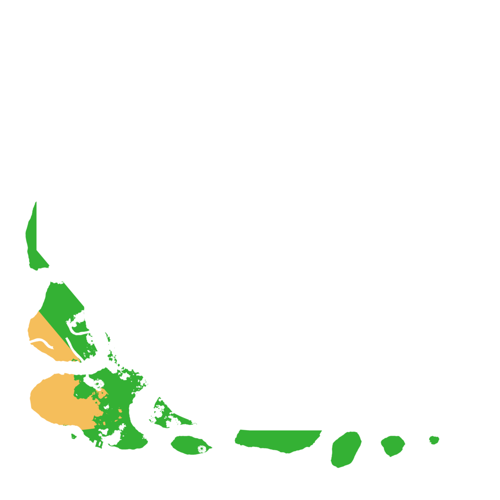 Biome Rust Map: Procedural Map, Size: 4590, Seed: 1234567890