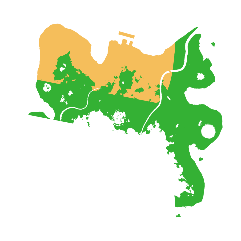 Biome Rust Map: Procedural Map, Size: 3000, Seed: 641195140