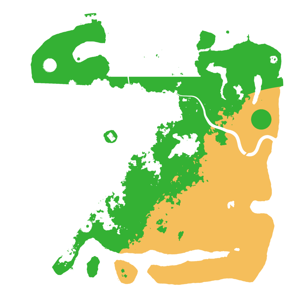 Biome Rust Map: Procedural Map, Size: 4000, Seed: 5826
