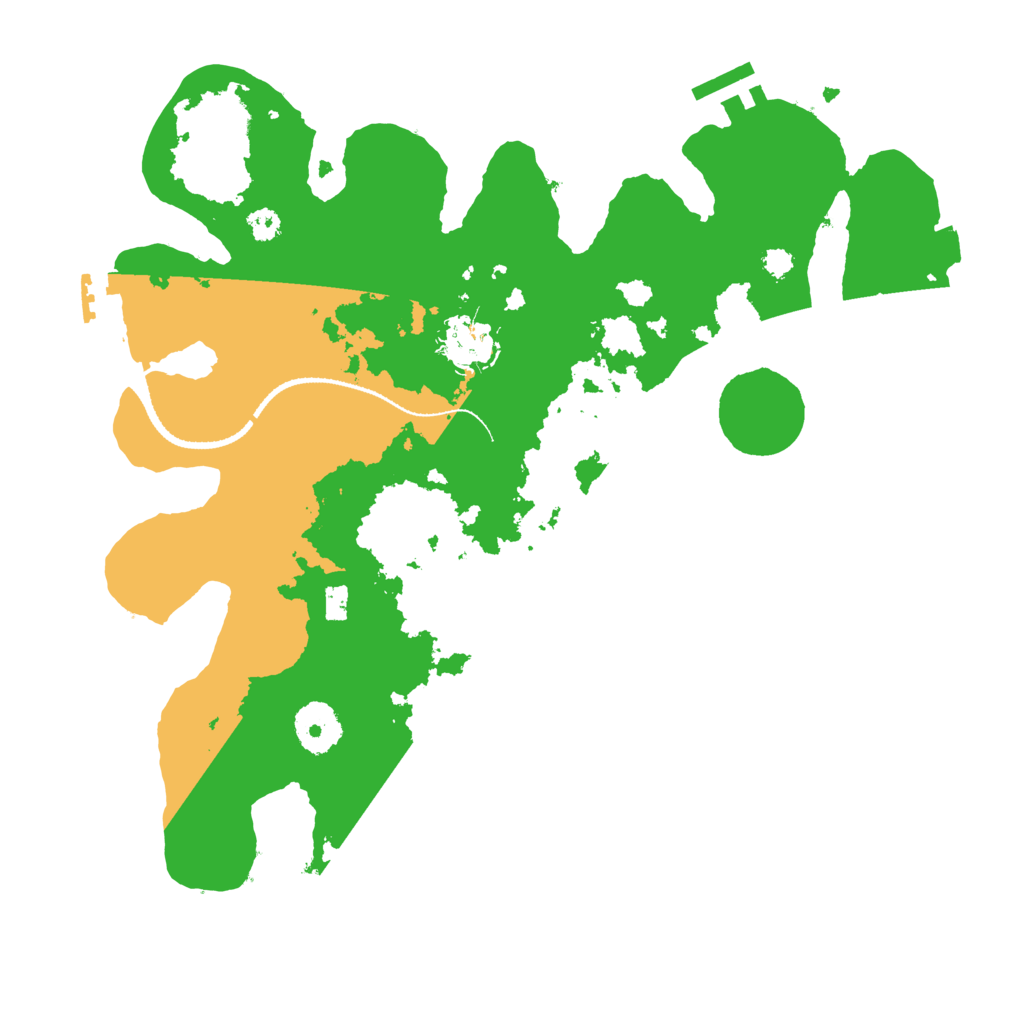 Biome Rust Map: Procedural Map, Size: 3200, Seed: 2130598635