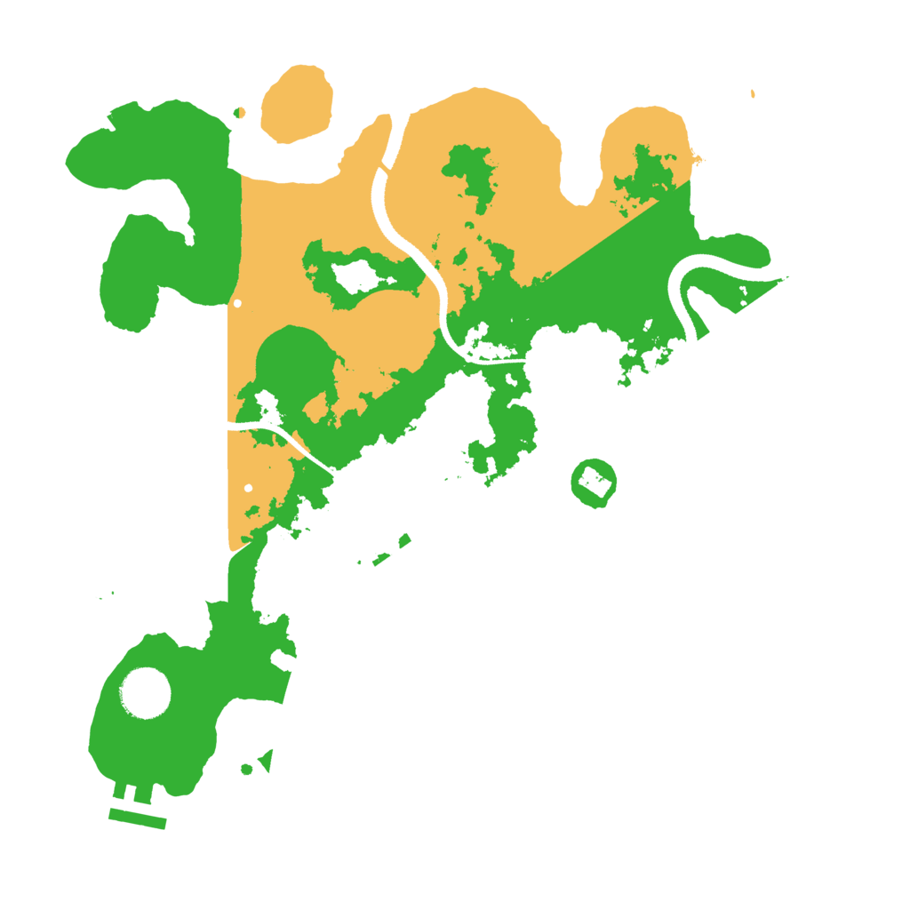 Biome Rust Map: Procedural Map, Size: 3200, Seed: 1600213784
