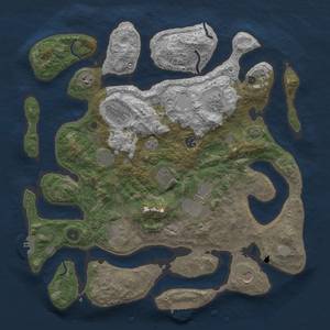 Thumbnail Rust Map: Procedural Map, Size: 4250, Seed: 1358551128, 18 Monuments