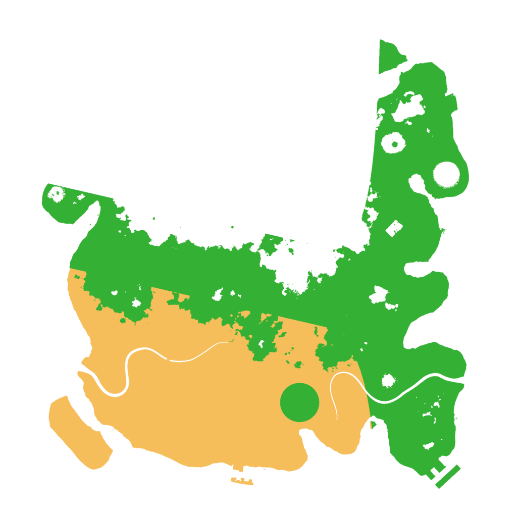 Biome Rust Map: Procedural Map, Size: 3500, Seed: 678591635