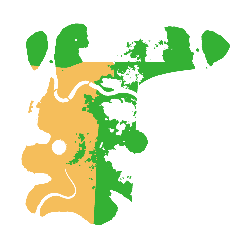 Biome Rust Map: Procedural Map, Size: 3000, Seed: 1006996569