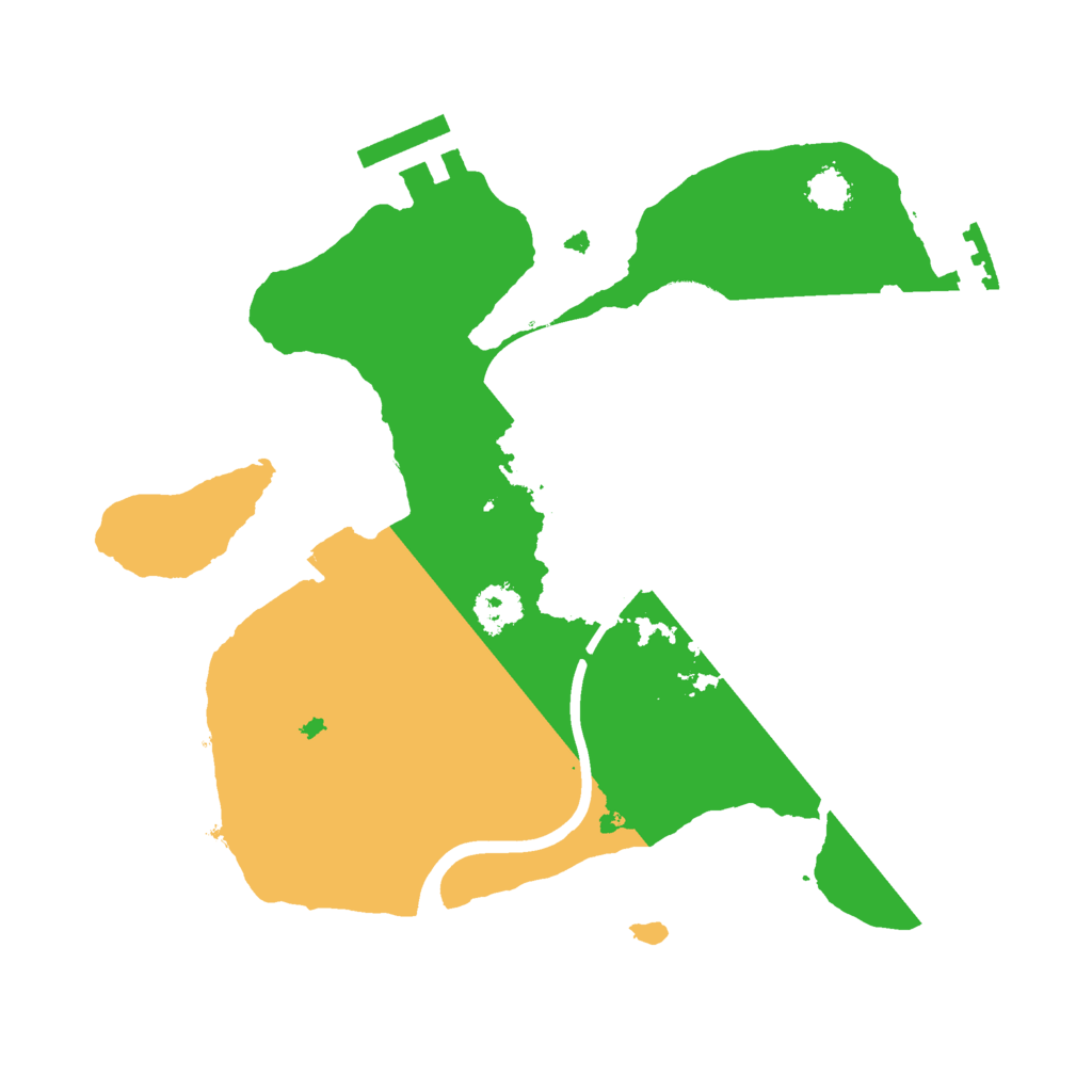 Biome Rust Map: Procedural Map, Size: 2336, Seed: 1337