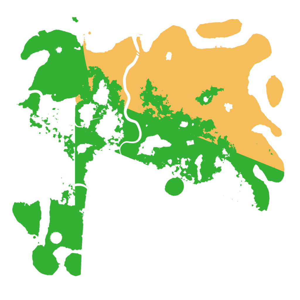 Biome Rust Map: Procedural Map, Size: 4500, Seed: 1836116240