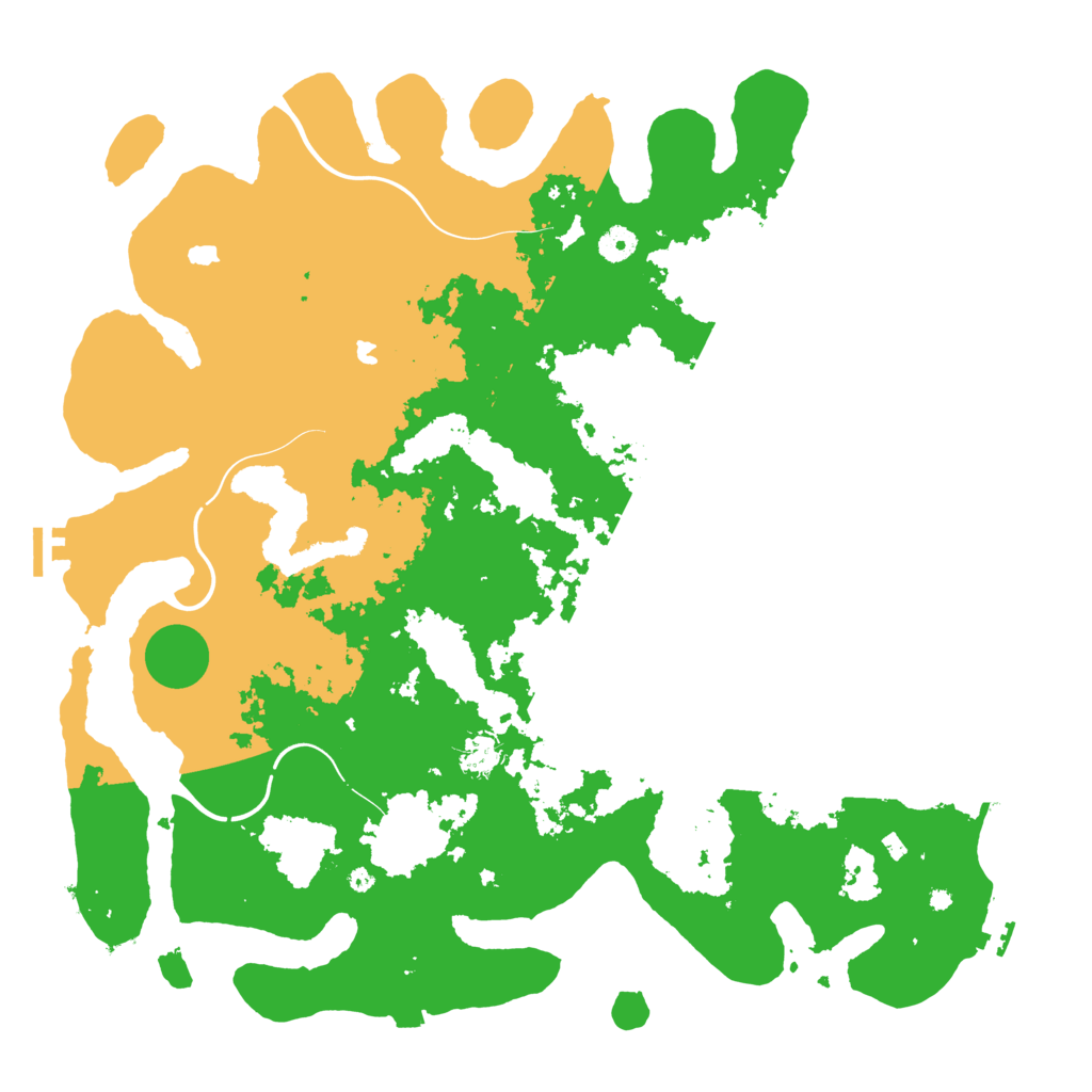 Biome Rust Map: Procedural Map, Size: 4500, Seed: 5674654