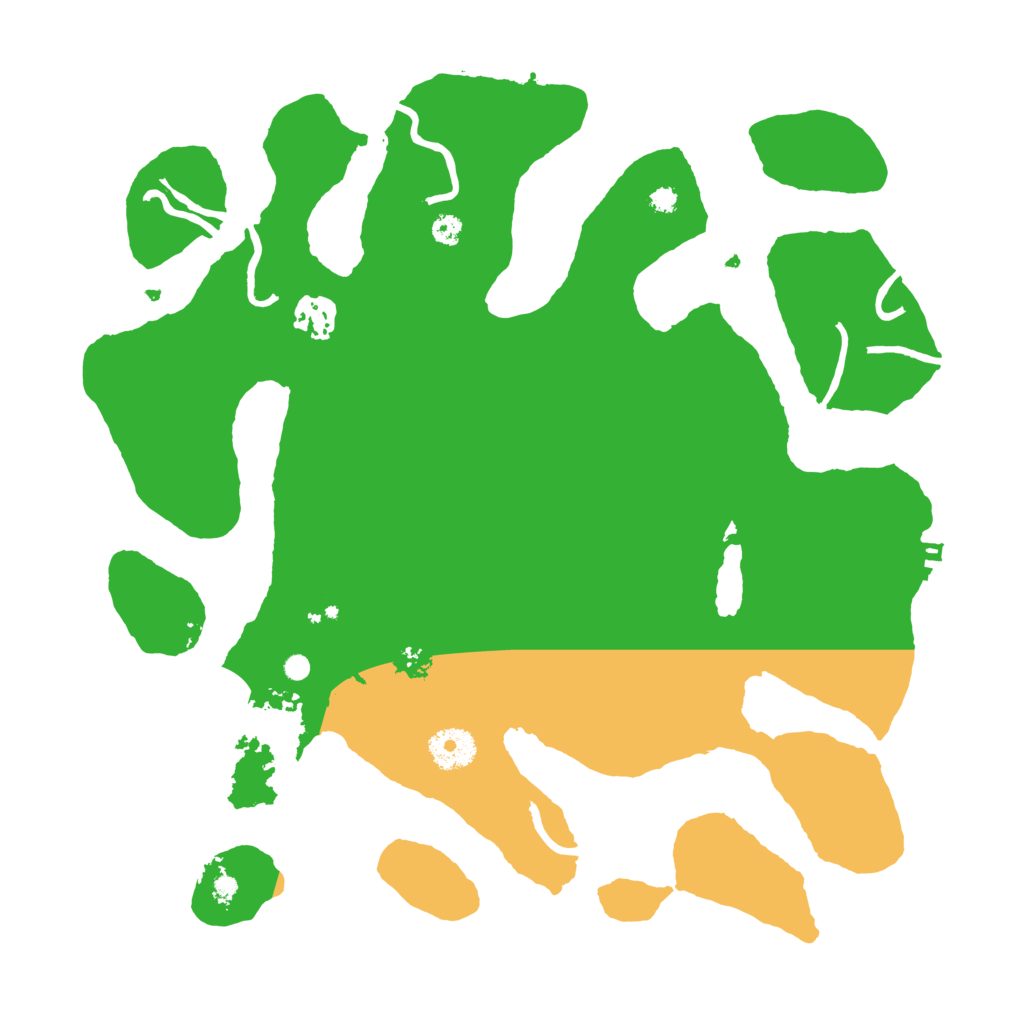 Biome Rust Map: Procedural Map, Size: 3500, Seed: 533446633