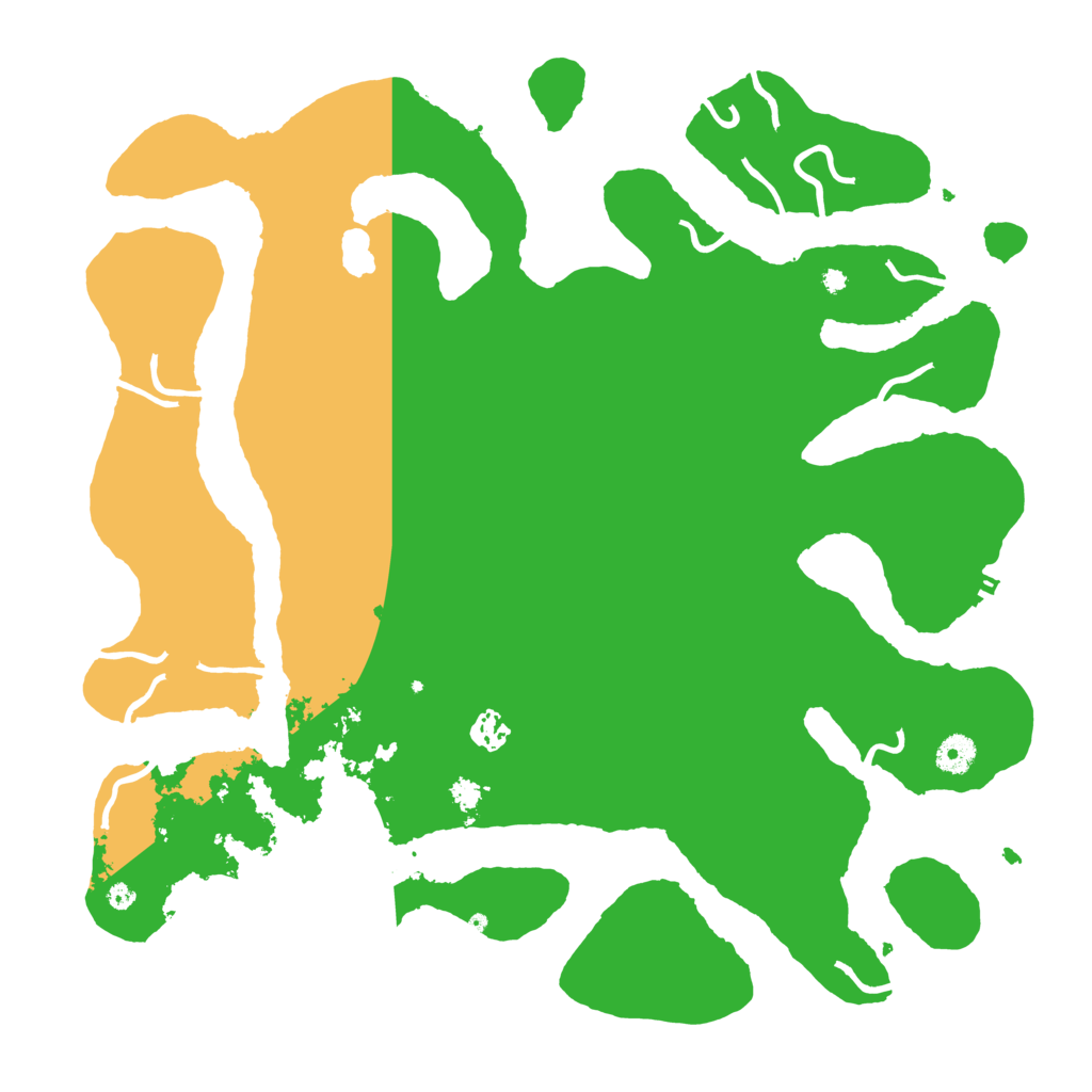 Biome Rust Map: Procedural Map, Size: 4200, Seed: 81106