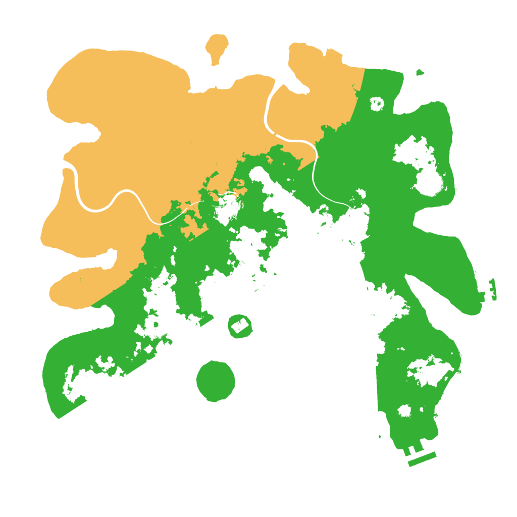 Biome Rust Map: Procedural Map, Size: 3600, Seed: 1577656094