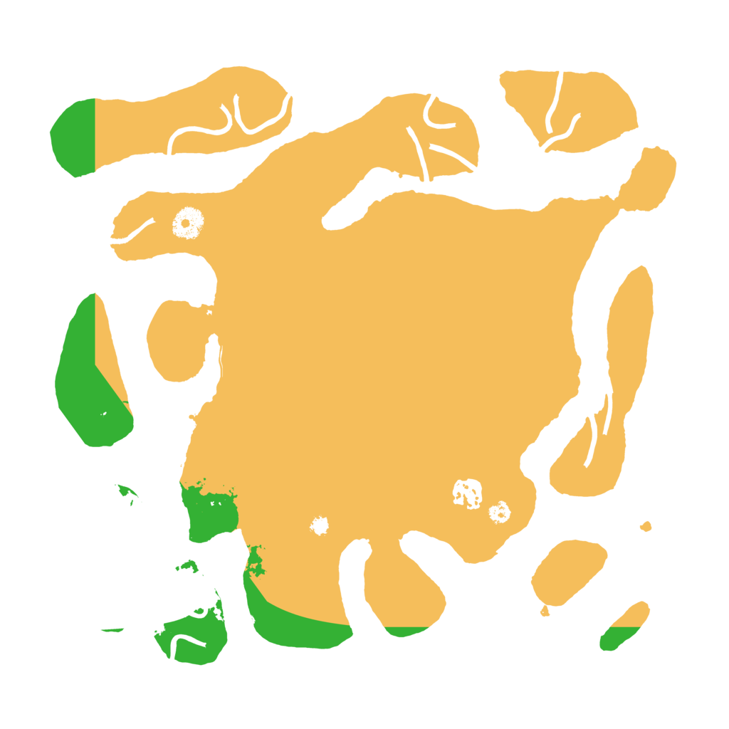 Biome Rust Map: Procedural Map, Size: 3500, Seed: 40217