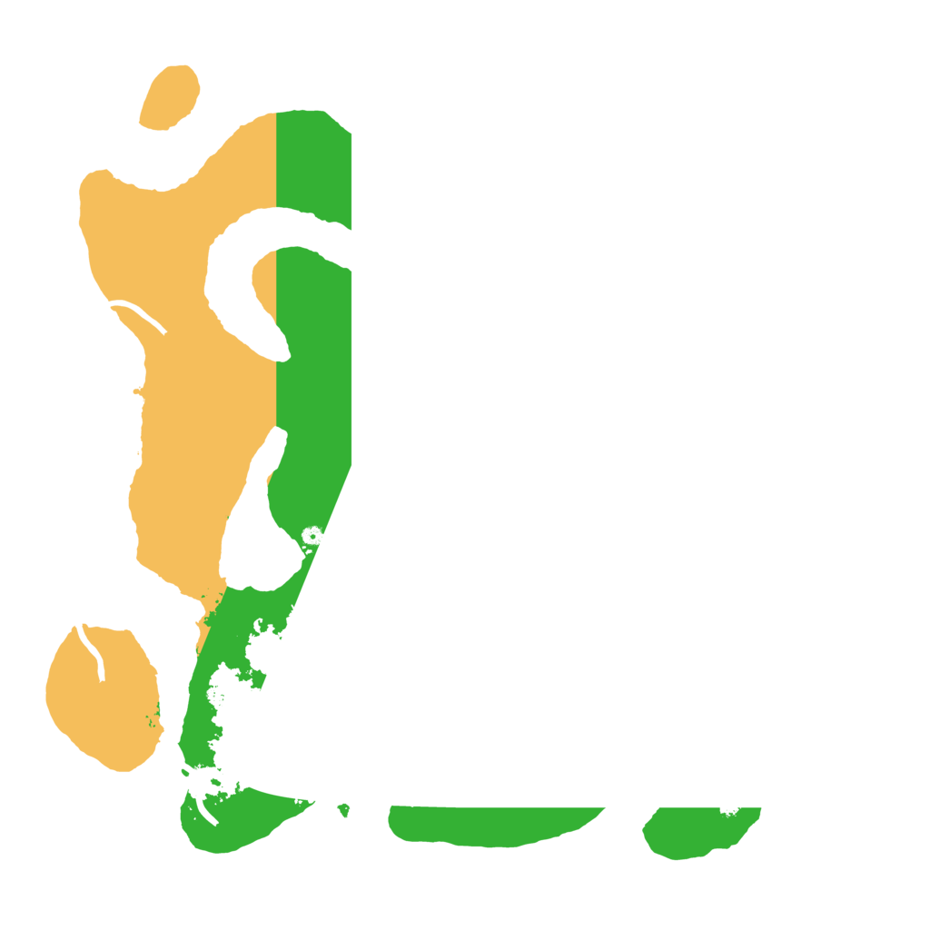 Biome Rust Map: Procedural Map, Size: 3600, Seed: 1463400157