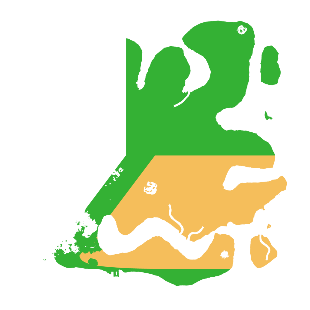 Biome Rust Map: Procedural Map, Size: 3500, Seed: 533778504