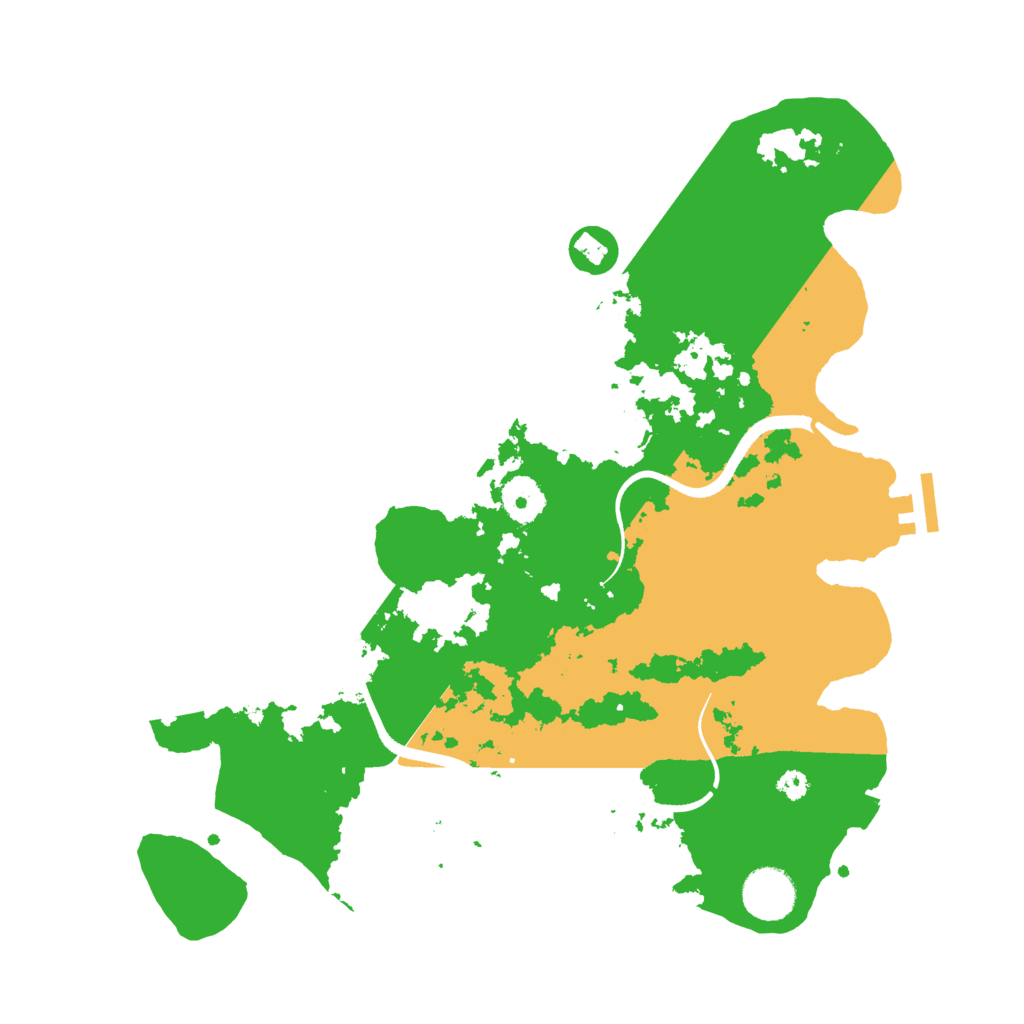 Biome Rust Map: Procedural Map, Size: 3500, Seed: 916346962