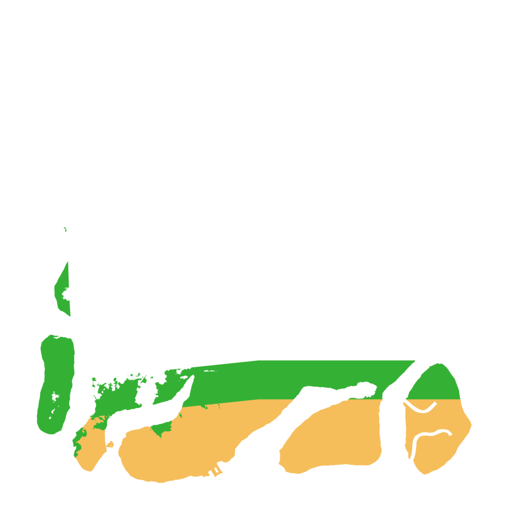 Biome Rust Map: Procedural Map, Size: 3600, Seed: 119237141