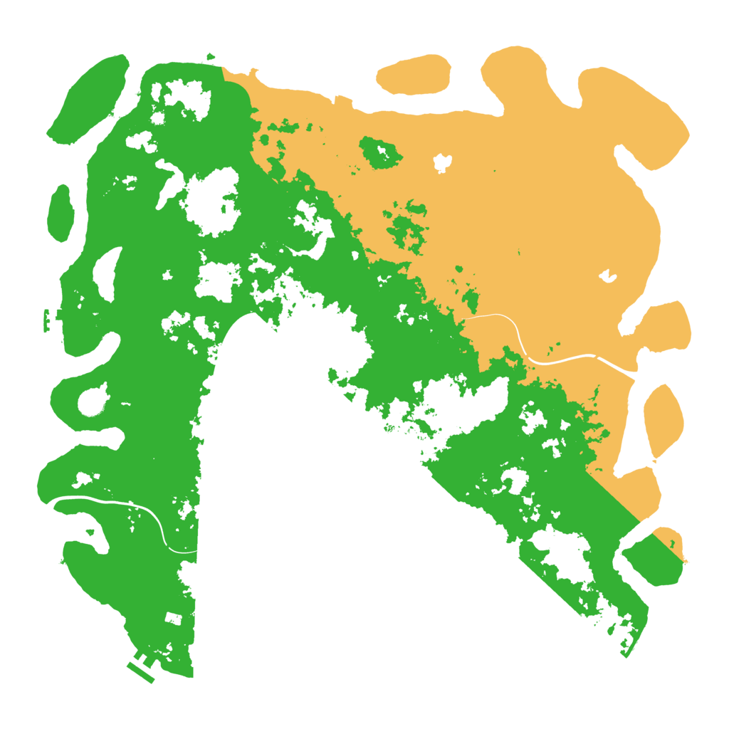 Biome Rust Map: Procedural Map, Size: 4800, Seed: 34614503