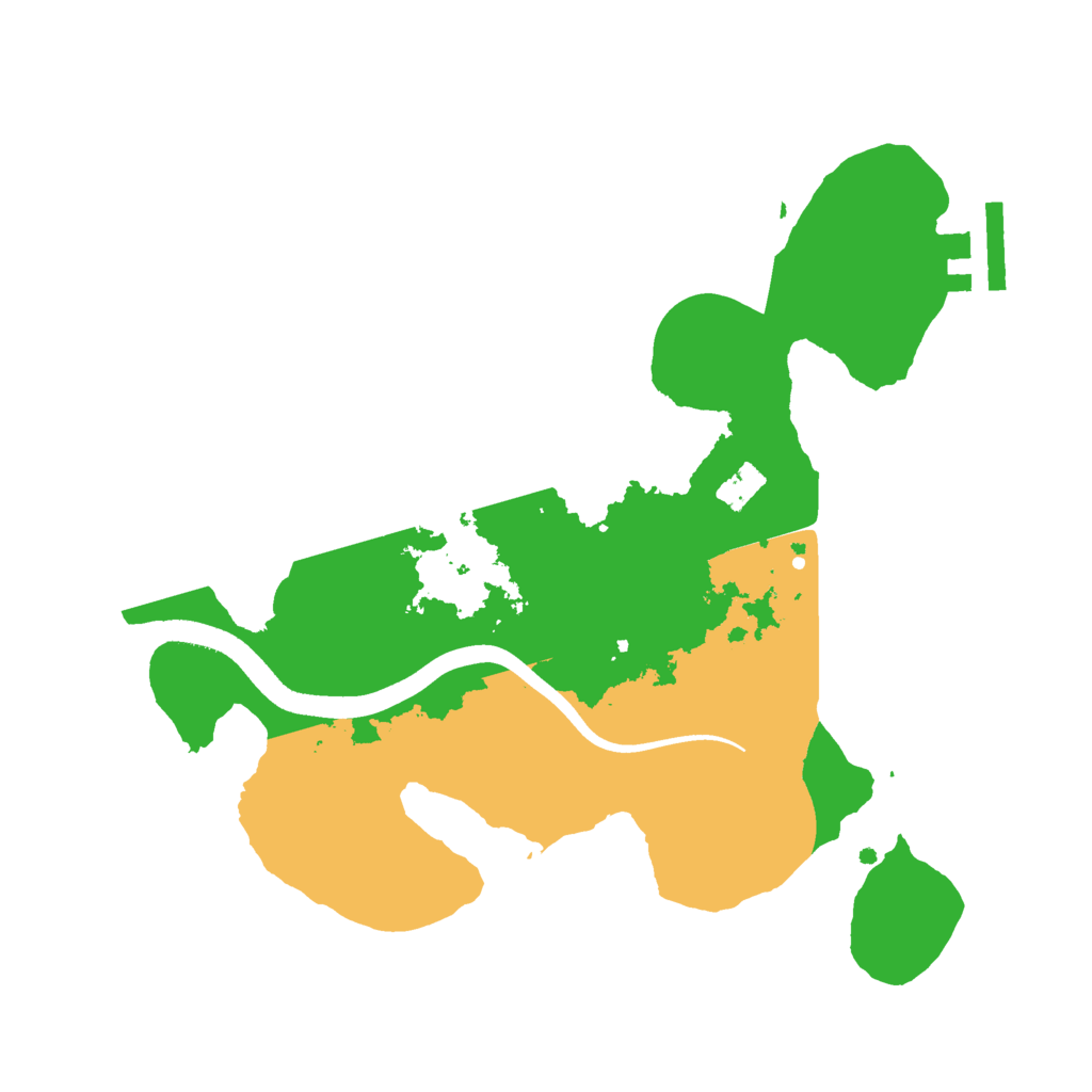 Biome Rust Map: Procedural Map, Size: 2500, Seed: 708874552