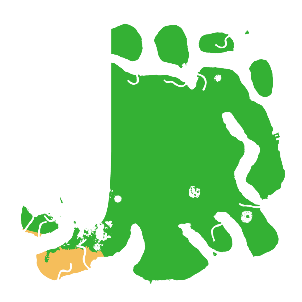 Biome Rust Map: Procedural Map, Size: 3800, Seed: 79