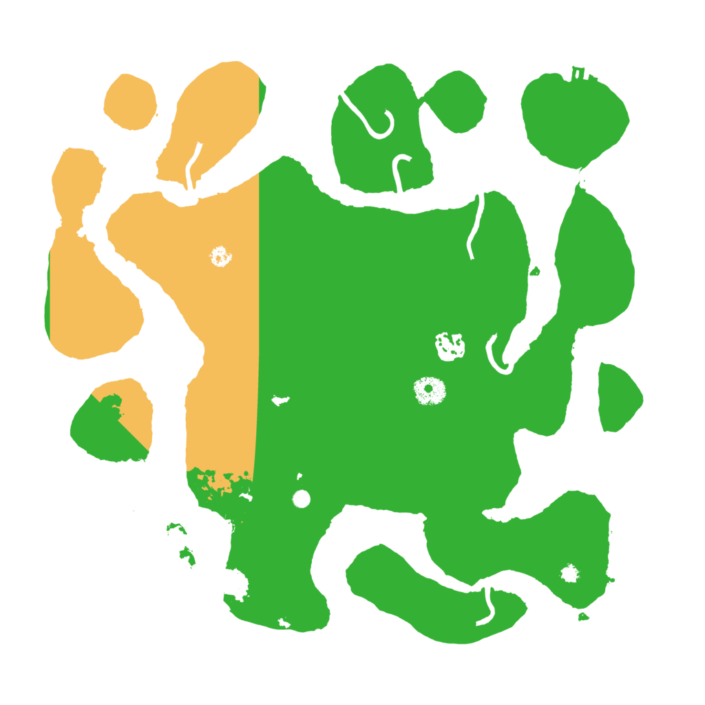 Biome Rust Map: Procedural Map, Size: 3500, Seed: 7864564