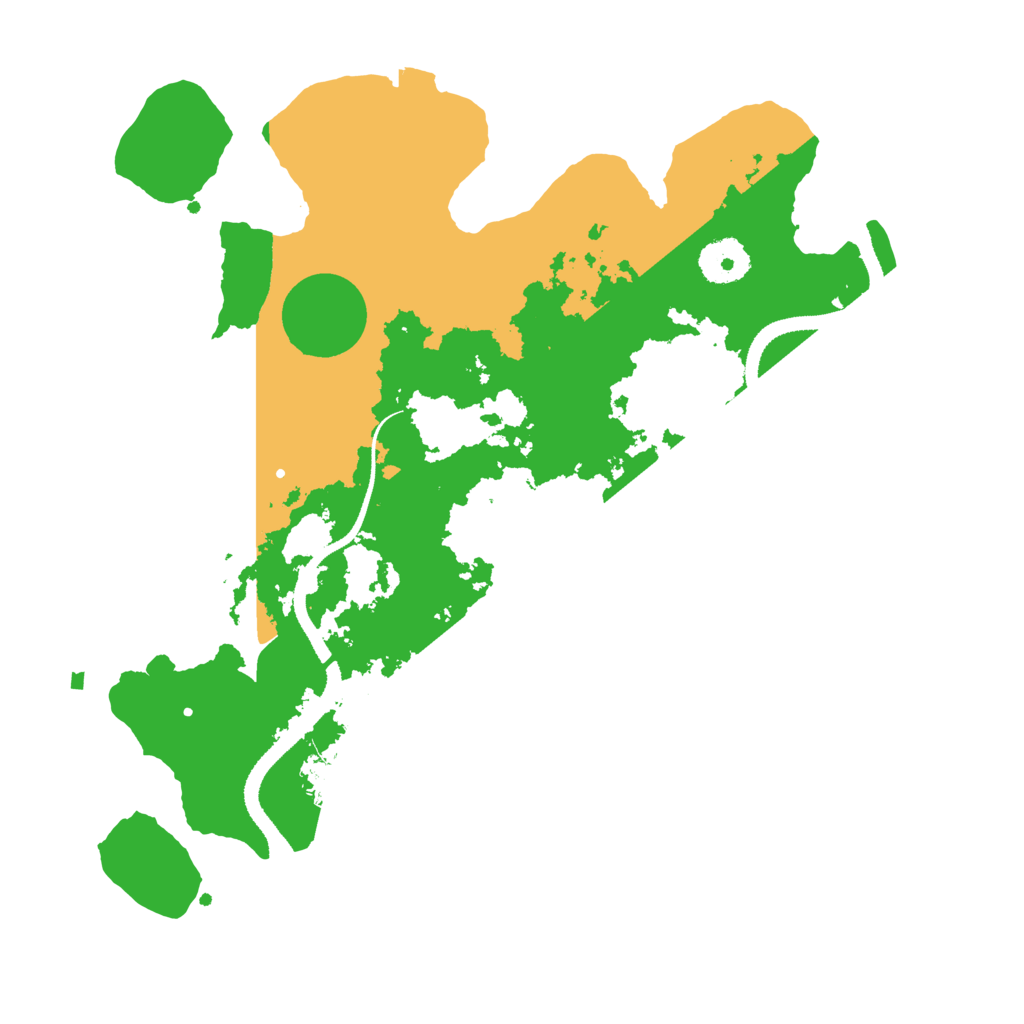 Biome Rust Map: Procedural Map, Size: 3250, Seed: 1990352413
