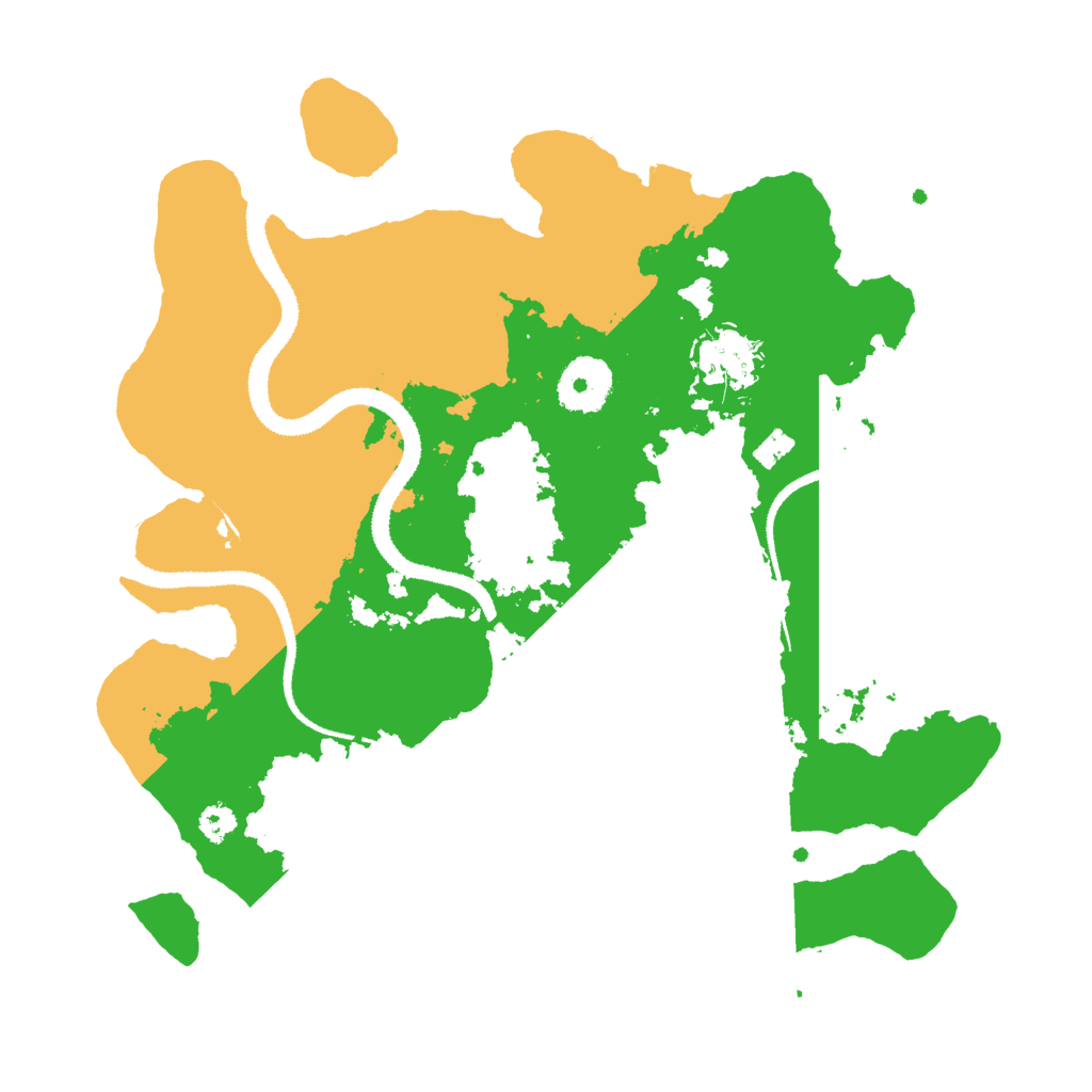 Biome Rust Map: Procedural Map, Size: 3000, Seed: 582490981