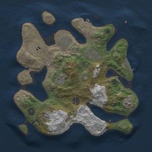 Thumbnail Rust Map: Procedural Map, Size: 3000, Seed: 582490981, 19 Monuments