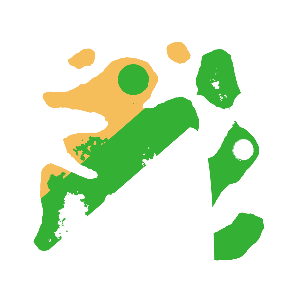 Biome Rust Map: Barren, Size: 2511, Seed: 696053246