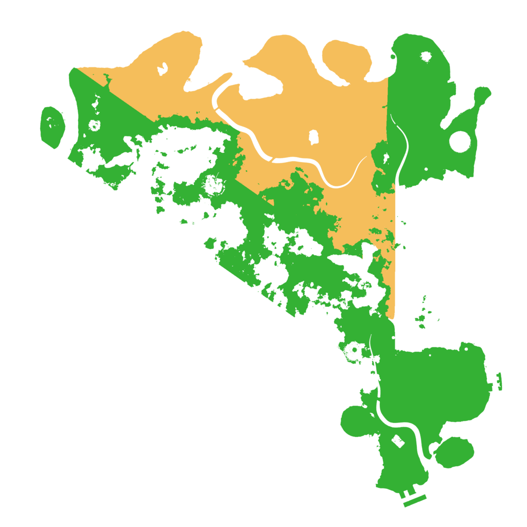 Biome Rust Map: Procedural Map, Size: 4500, Seed: 1479291