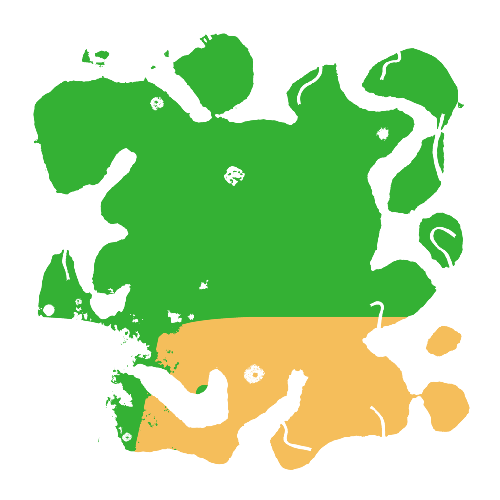 Biome Rust Map: Procedural Map, Size: 4000, Seed: 443838