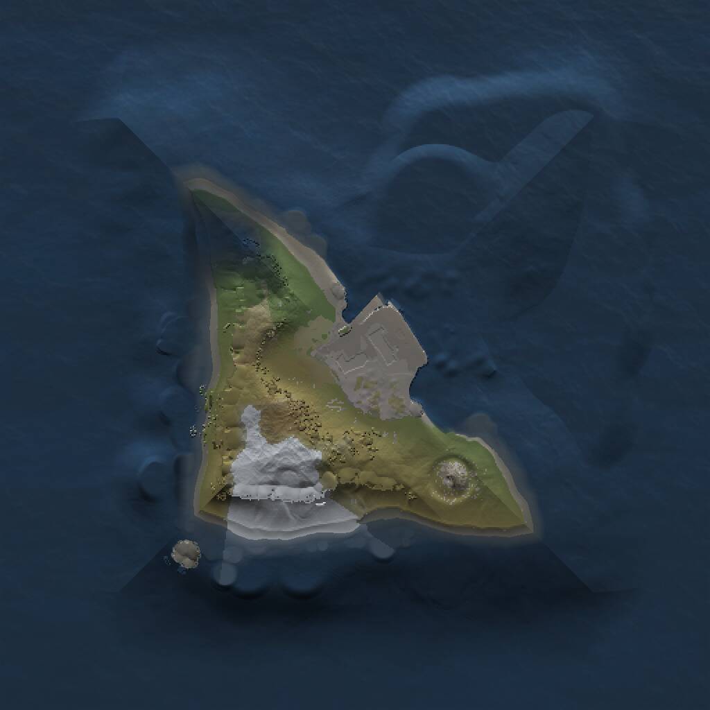 Rust Map: Procedural Map, Size: 1000, Seed: 830, 1 Monuments