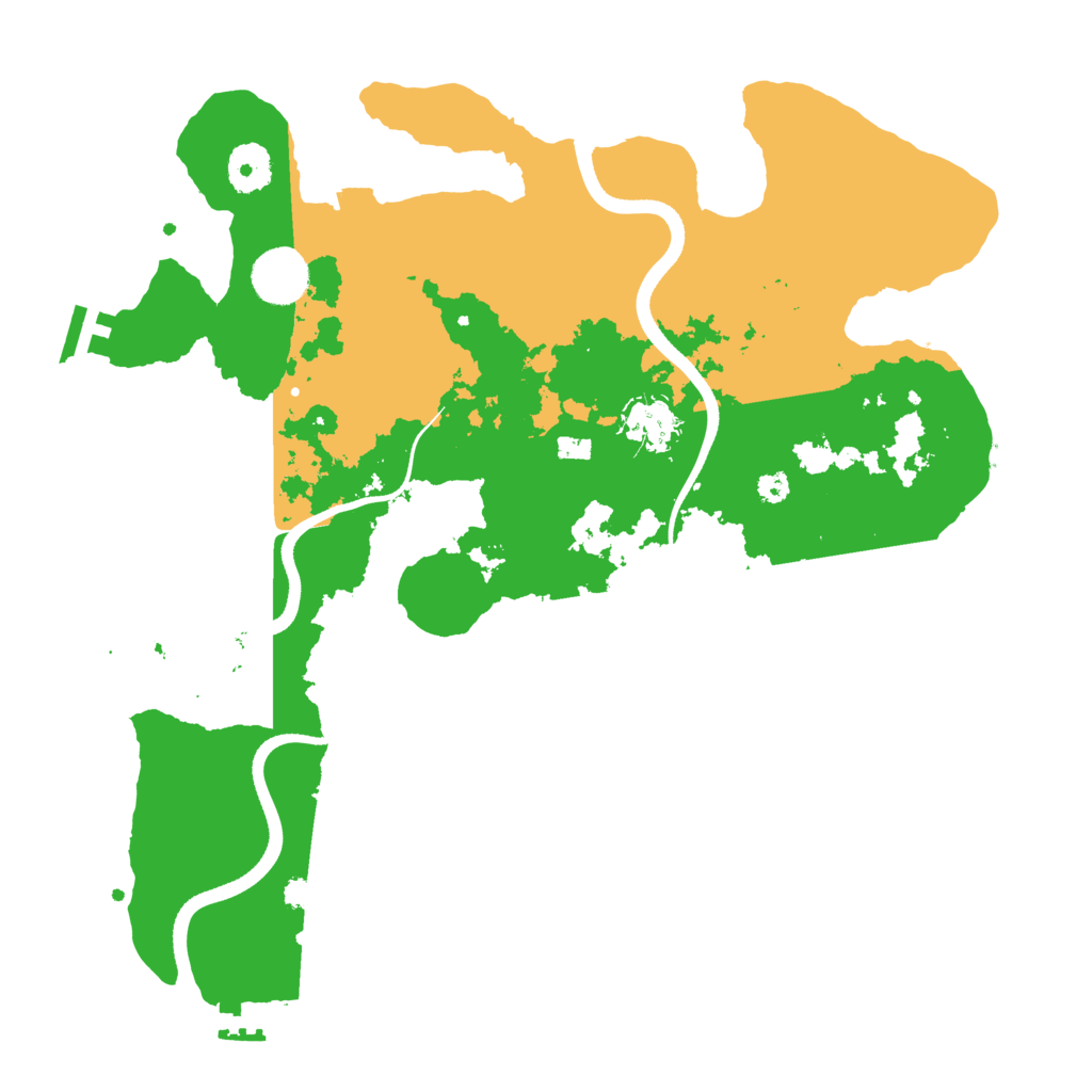 Biome Rust Map: Procedural Map, Size: 3500, Seed: 1810498077