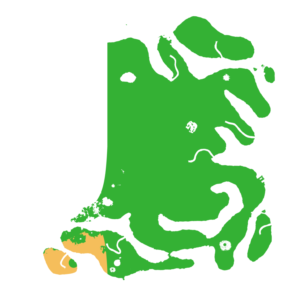 Biome Rust Map: Procedural Map, Size: 4000, Seed: 611591