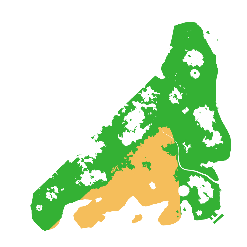 Biome Rust Map: Procedural Map, Size: 4000, Seed: 342631