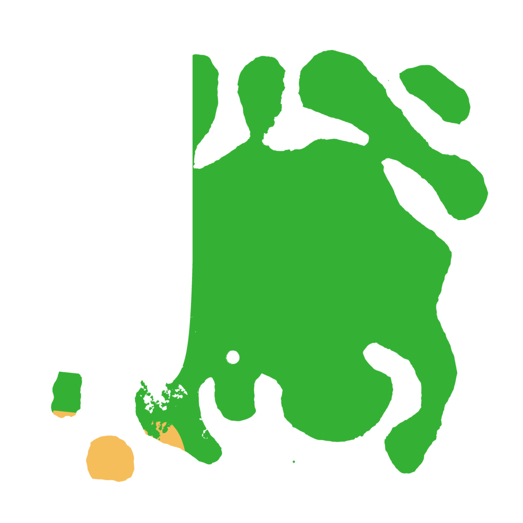 Biome Rust Map: Barren, Size: 3500, Seed: 1796397100