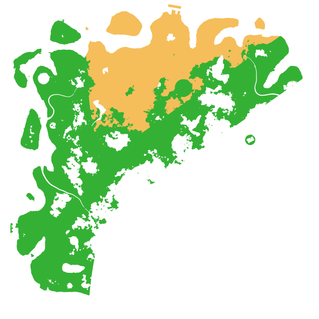 Biome Rust Map: Procedural Map, Size: 5000, Seed: 1542996515
