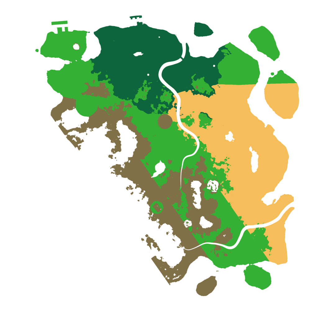 Biome Rust Map: Procedural Map, Size: 4000, Seed: 406962