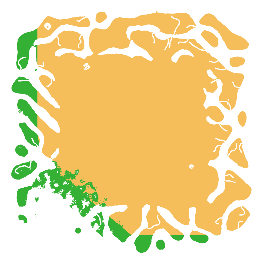 Biome Rust Map: Procedural Map, Size: 6000, Seed: 59854292