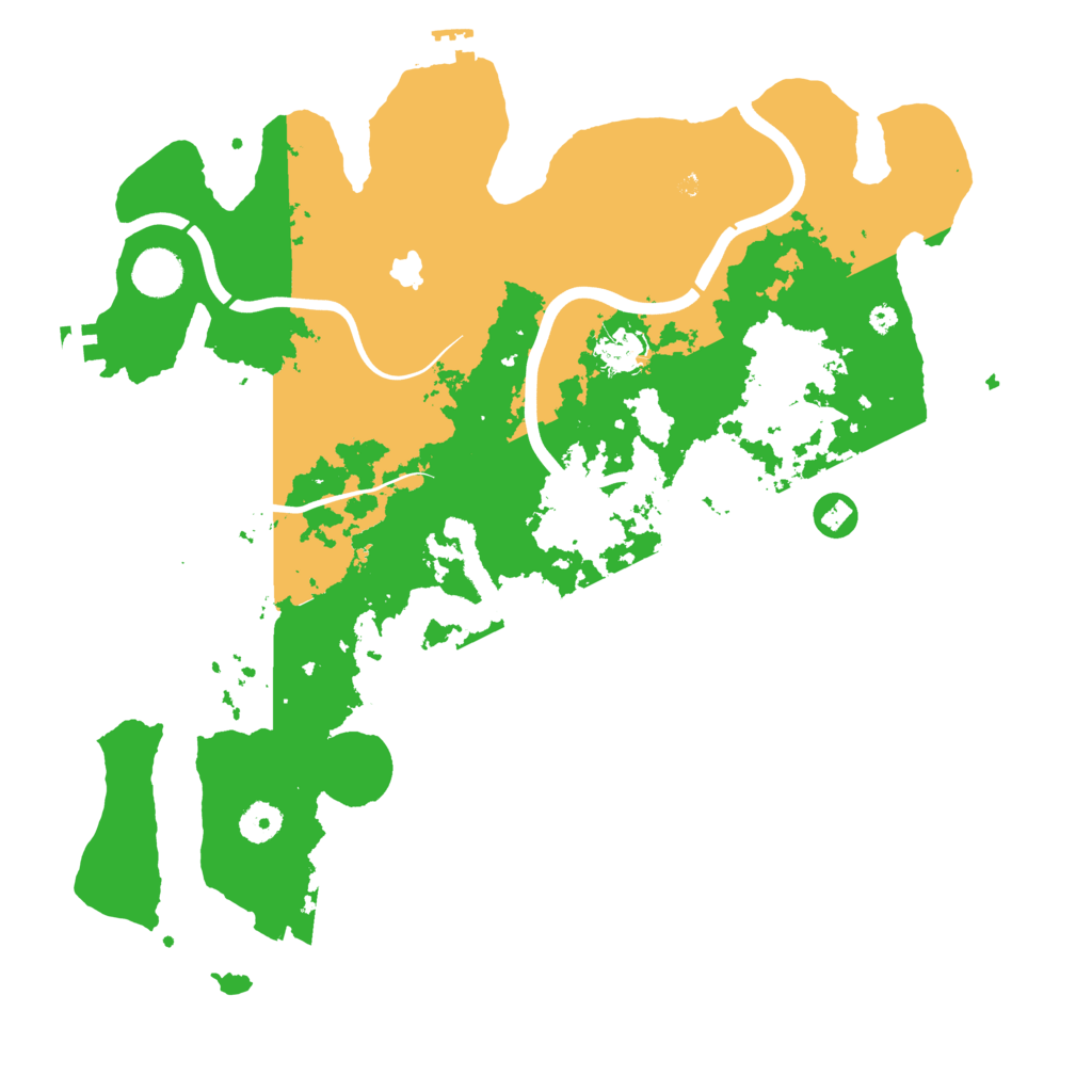 Biome Rust Map: Procedural Map, Size: 4000, Seed: 189336472