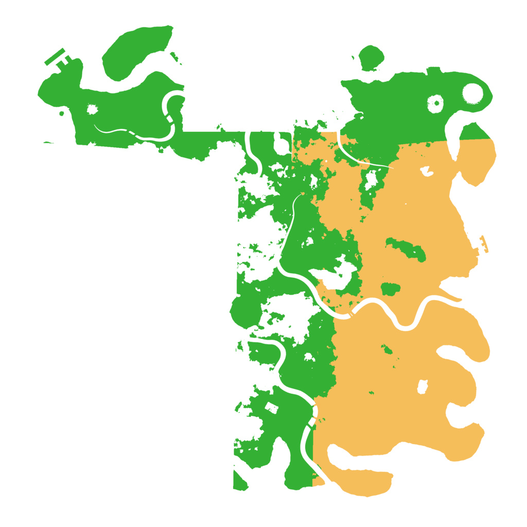 Biome Rust Map: Procedural Map, Size: 4500, Seed: 1410772365