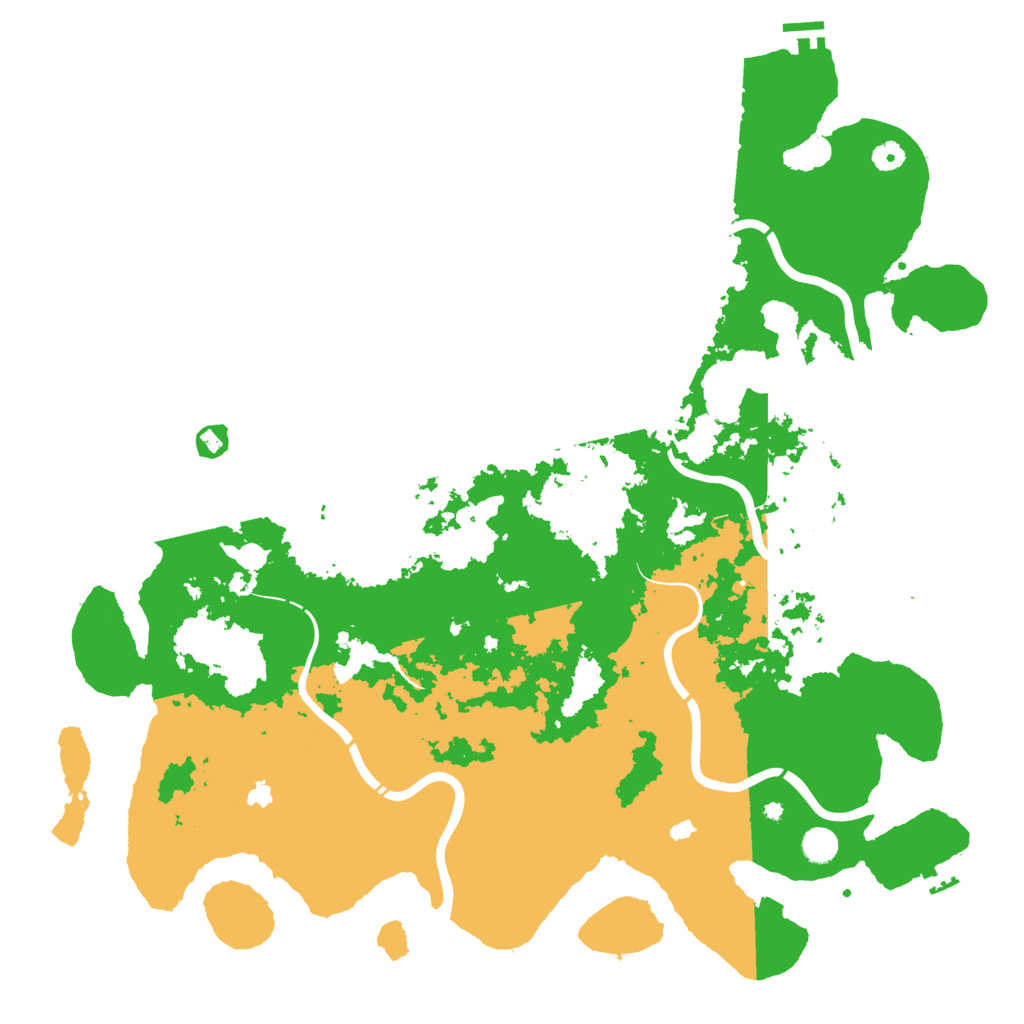 Biome Rust Map: Procedural Map, Size: 5000, Seed: 9946555