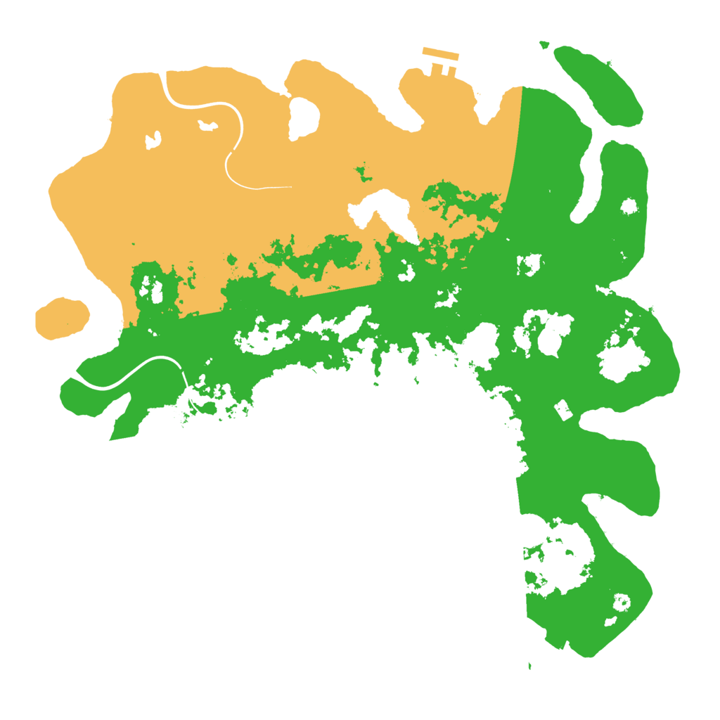 Biome Rust Map: Procedural Map, Size: 4000, Seed: 2608