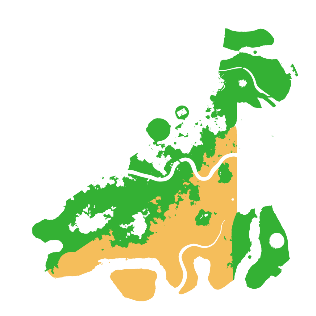 Biome Rust Map: Procedural Map, Size: 3700, Seed: 8456184