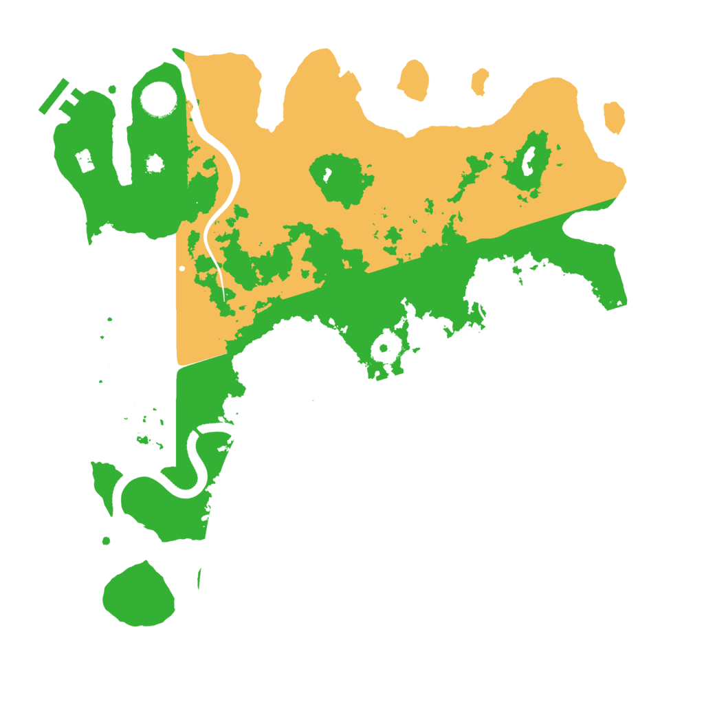 Biome Rust Map: Procedural Map, Size: 3500, Seed: 1705774486