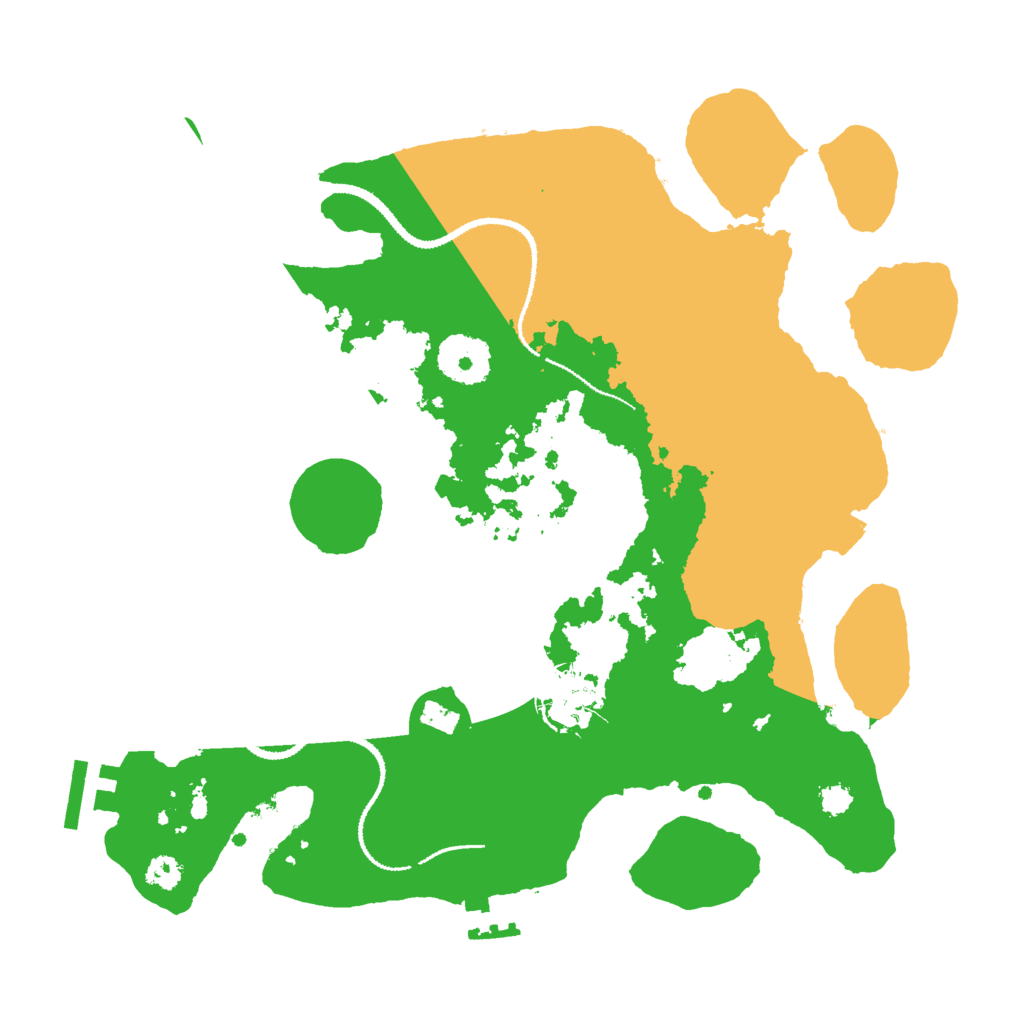 Biome Rust Map: Procedural Map, Size: 3000, Seed: 1825834681