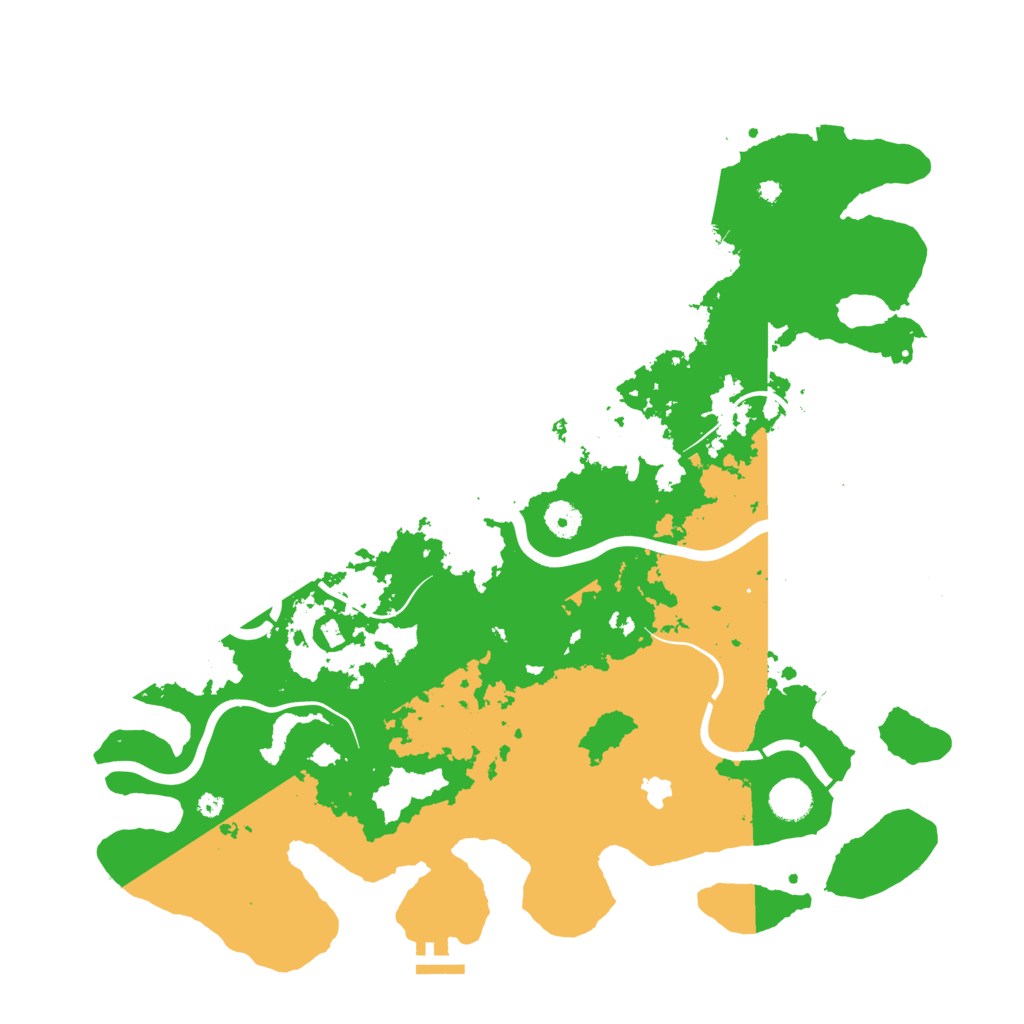 Biome Rust Map: Procedural Map, Size: 4250, Seed: 25411