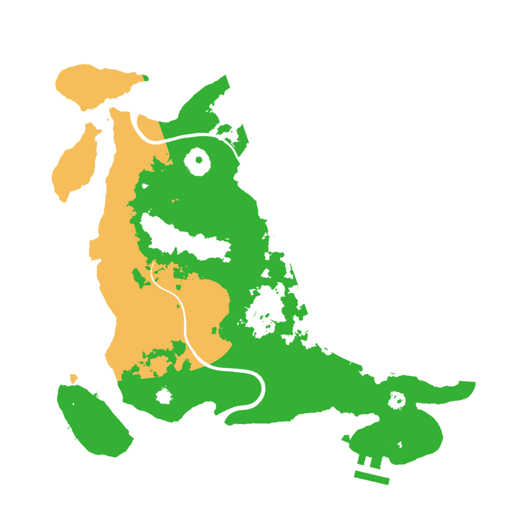 Biome Rust Map: Procedural Map, Size: 3000, Seed: 1006