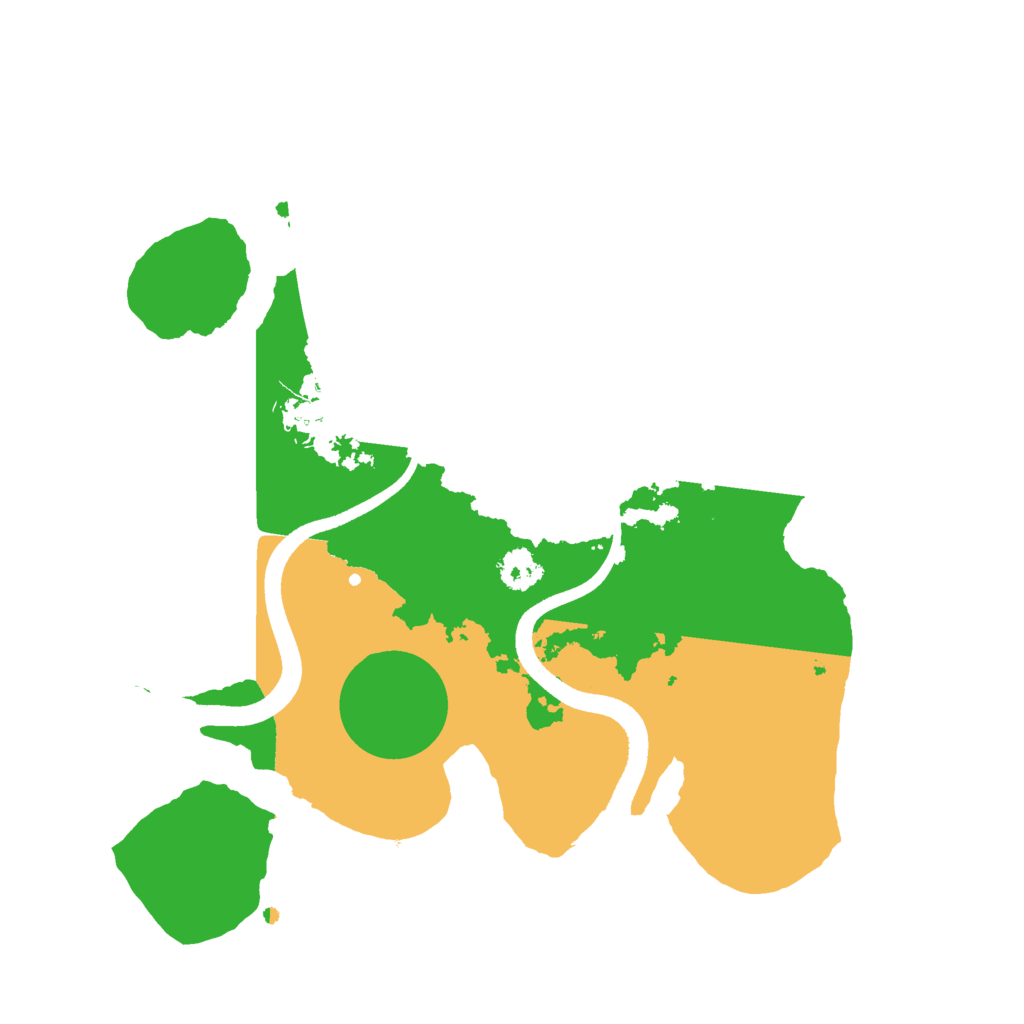 Biome Rust Map: Procedural Map, Size: 2500, Seed: 987249692